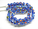 TOKO-BEADS AG107-19N Glass bead (strand) 8~11mm AG107-19N とんぼ玉（連/在庫限り） 8~11mm Asian bead & African bead  Handmade,Lampeork,bead,asia,india,ethnic,parts,accessory,beads とんぼ玉,ビーズ,トンボ玉,アジア,インド,エスニック,手作り,パーツ,アクセサリー