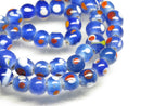 TOKO-BEADS AG107-21N Glass bead (strand) 8~11mm AG107-21N とんぼ玉（連/在庫限り） 8~11mm Asian bead & African bead  Handmade,Lampeork,bead,asia,india,ethnic,parts,accessory,beads とんぼ玉,ビーズ,トンボ玉,アジア,インド,エスニック,手作り,パーツ,アクセサリー