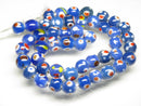 TOKO-BEADS AG107-24N Glass bead (strand) 8~11mm AG107-24N とんぼ玉（連/在庫限り） 8~11mm Asian bead & African bead  Handmade,Lampeork,bead,asia,india,ethnic,parts,accessory,beads とんぼ玉,ビーズ,トンボ玉,アジア,インド,エスニック,手作り,パーツ,アクセサリー