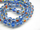 TOKO-BEADS AG107-31N Glass bead (strand) 8~10mm AG107-31N とんぼ玉（連/在庫限り） 8~10mm Asian bead & African bead  Handmade,Lampeork,bead,asia,india,ethnic,parts,accessory,beads とんぼ玉,ビーズ,トンボ玉,アジア,インド,エスニック,手作り,パーツ,アクセサリー