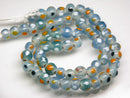 TOKO-BEADS AG107-33N Glass bead (strand) 8~10mm AG107-33N とんぼ玉（連/在庫限り） 8~10mm Asian bead & African bead  Handmade,Lampeork,bead,asia,india,ethnic,parts,accessory,beads とんぼ玉,ビーズ,トンボ玉,アジア,インド,エスニック,手作り,パーツ,アクセサリー