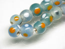 TOKO-BEADS AG107-33N Glass bead (strand) 8~10mm AG107-33N とんぼ玉（連/在庫限り） 8~10mm Asian bead & African bead  Handmade,Lampeork,bead,asia,india,ethnic,parts,accessory,beads とんぼ玉,ビーズ,トンボ玉,アジア,インド,エスニック,手作り,パーツ,アクセサリー