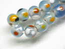 TOKO-BEADS AG107-35N Glass bead (strand) 8~10mm AG107-35N とんぼ玉（連/在庫限り） 8~10mm Asian bead & African bead  Handmade,Lampeork,bead,asia,india,ethnic,parts,accessory,beads とんぼ玉,ビーズ,トンボ玉,アジア,インド,エスニック,手作り,パーツ,アクセサリー