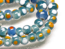 TOKO-BEADS AG107-41N Glass bead (strand) 8~10mm AG107-41N とんぼ玉（連/在庫限り） 8~10mm Asian bead & African bead  Handmade,Lampeork,bead,asia,india,ethnic,parts,accessory,beads とんぼ玉,ビーズ,トンボ玉,アジア,インド,エスニック,手作り,パーツ,アクセサリー