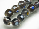TOKO-BEADS AG107-45N Glass bead (strand) 8~10mm AG107-45N とんぼ玉（連/在庫限り） 8~10mm Asian bead & African bead  Handmade,Lampeork,bead,asia,india,ethnic,parts,accessory,beads とんぼ玉,ビーズ,トンボ玉,アジア,インド,エスニック,手作り,パーツ,アクセサリー