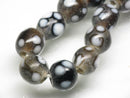 TOKO-BEADS AG107-46N Glass bead (strand) 8~10mm AG107-46N とんぼ玉（連/在庫限り） 8~10mm Asian bead & African bead  Handmade,Lampeork,bead,asia,india,ethnic,parts,accessory,beads とんぼ玉,ビーズ,トンボ玉,アジア,インド,エスニック,手作り,パーツ,アクセサリー