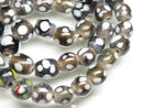 TOKO-BEADS AG107-46N Glass bead (strand) 8~10mm AG107-46N とんぼ玉（連/在庫限り） 8~10mm Asian bead & African bead  Handmade,Lampeork,bead,asia,india,ethnic,parts,accessory,beads とんぼ玉,ビーズ,トンボ玉,アジア,インド,エスニック,手作り,パーツ,アクセサリー