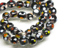 TOKO-BEADS AG107-48N Glass bead (strand) 8~10mm AG107-48N とんぼ玉（連/在庫限り） 8~10mm Asian bead & African bead  Handmade,Lampeork,bead,asia,india,ethnic,parts,accessory,beads とんぼ玉,ビーズ,トンボ玉,アジア,インド,エスニック,手作り,パーツ,アクセサリー