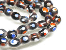 TOKO-BEADS AG107-50N Glass bead (strand) 8~10mm AG107-50N とんぼ玉（連/在庫限り） 8~10mm Asian bead & African bead  Handmade,Lampeork,bead,asia,india,ethnic,parts,accessory,beads とんぼ玉,ビーズ,トンボ玉,アジア,インド,エスニック,手作り,パーツ,アクセサリー