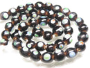 TOKO-BEADS AG107-51N Glass bead (strand) 8~10mm AG107-51N とんぼ玉（連/在庫限り） 8~10mm Asian bead & African bead  Handmade,Lampeork,bead,asia,india,ethnic,parts,accessory,beads とんぼ玉,ビーズ,トンボ玉,アジア,インド,エスニック,手作り,パーツ,アクセサリー