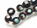 TOKO-BEADS AG107-51N Glass bead (strand) 8~10mm AG107-51N とんぼ玉（連/在庫限り） 8~10mm Asian bead & African bead  Handmade,Lampeork,bead,asia,india,ethnic,parts,accessory,beads とんぼ玉,ビーズ,トンボ玉,アジア,インド,エスニック,手作り,パーツ,アクセサリー
