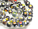 TOKO-BEADS AG107-52N Glass bead (strand) 8~10mm AG107-52N とんぼ玉（連/在庫限り） 8~10mm Asian bead & African bead  Handmade,Lampeork,bead,asia,india,ethnic,parts,accessory,beads とんぼ玉,ビーズ,トンボ玉,アジア,インド,エスニック,手作り,パーツ,アクセサリー