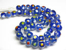 TOKO-BEADS AG107-56N Glass bead (strand) 8~10mm AG107-56N とんぼ玉（連/在庫限り） 8~10mmAG107-56N Glass bead (strand) 8~10mmHandmade,Lampeork,bead,asia,india,ethnic,parts,accessory,beads| TOKO-BEADS |AG107-56N Glass bead (strand) 8~10mm Asian bead & African bead  Handmade,Lampeork,bead,asia,india,ethnic,parts,accessory,beads とんぼ玉,ビーズ,トンボ玉,アジア,インド,エスニック,手作り,パーツ,アクセサリー