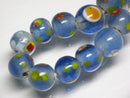 TOKO-BEADS AG107-60N Glass bead (strand) 8~9.5mm AG107-60N とんぼ玉（連/在庫限り） 8~9.5mmAG107-60N Glass bead (strand) 8~9.5mmHandmade,Lampeork,bead,asia,india,ethnic,parts,accessory,beads| TOKO-BEADS |AG107-60N Glass bead (strand) 8~9.5mm Asian bead & African bead  Handmade,Lampeork,bead,asia,india,ethnic,parts,accessory,beads とんぼ玉,ビーズ,トンボ玉,アジア,インド,エスニック,手作り,パーツ,アクセサリー