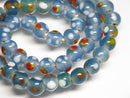 TOKO-BEADS AG107-69N Glass bead (strand) 8~9mm AG107-69N とんぼ玉（連/在庫限り） 8~9mmAG107-69N Glass bead (strand) 8~9mmHandmade,Lampeork,bead,asia,india,ethnic,parts,accessory,beads| TOKO-BEADS |AG107-69N Glass bead (strand) 8~9mm Asian bead & African bead  Handmade,Lampeork,bead,asia,india,ethnic,parts,accessory,beads とんぼ玉,ビーズ,トンボ玉,アジア,インド,エスニック,手作り,パーツ,アクセサリー