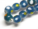 TOKO-BEADS AG107-72N Glass bead (strand) 8~10mm AG107-72N とんぼ玉（連/在庫限り） 8~10mmAG107-72N Glass bead (strand) 8~10mmHandmade,Lampeork,bead,asia,india,ethnic,parts,accessory,beads| TOKO-BEADS |AG107-72N Glass bead (strand) 8~10mm Asian bead & African bead  Handmade,Lampeork,bead,asia,india,ethnic,parts,accessory,beads とんぼ玉,ビーズ,トンボ玉,アジア,インド,エスニック,手作り,パーツ,アクセサリー