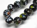 TOKO-BEADS AG107-79N Glass bead (strand) 7.5~9mm AG107-79N とんぼ玉（連/在庫限り） 7.5~9mmAG107-79N Glass bead (strand) 7.5~9mmHandmade,Lampeork,bead,asia,india,ethnic,parts,accessory,beads| TOKO-BEADS |AG107-79N Glass bead (strand) 7.5~9mm Asian bead & African bead  Handmade,Lampeork,bead,asia,india,ethnic,parts,accessory,beads とんぼ玉,ビーズ,トンボ玉,アジア,インド,エスニック,手作り,パーツ,アクセサリー