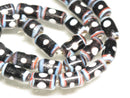 TOKO-BEADS AG109-07N Glass bead (Strand) 7~9mm AG109-07N ジャワとんぼ玉（連） 7~9mm Asian bead & African bead  Handmade,Lampeork,bead,asia,india,ethnic,parts,accessory,beads とんぼ玉,ビーズ,トンボ玉,アジア,インド,エスニック,手作り,パーツ,アクセサリー