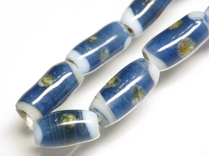 TOKO-BEADS AG109-09N Glass bead  (Strand/mixed) 6～7mm AG109-09N ジャワとんぼ玉ミックス（連/在庫限り） 6～7mm Asian bead & African bead  Handmade,Lampeork,bead,asia,india,ethnic,parts,accessory,beads とんぼ玉,ビーズ,トンボ玉,アジア,インド,エスニック,手作り,パーツ,アクセサリー