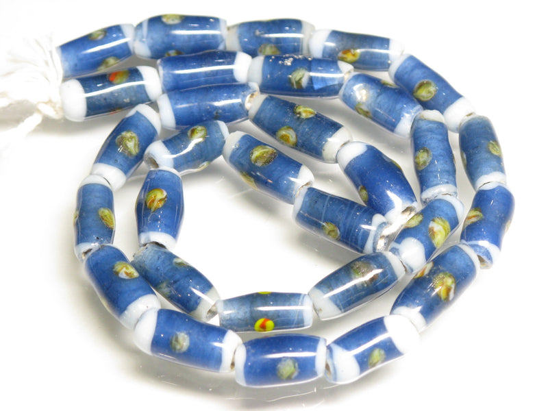 TOKO-BEADS AG109-11N Glass bead  (Strand/mixed) 6~7mm AG109-11N ジャワとんぼ玉ミックス（連/在庫限り） 6~7mm Asian bead & African bead  Handmade,Lampeork,bead,asia,india,ethnic,parts,accessory,beads とんぼ玉,ビーズ,トンボ玉,アジア,インド,エスニック,手作り,パーツ,アクセサリー