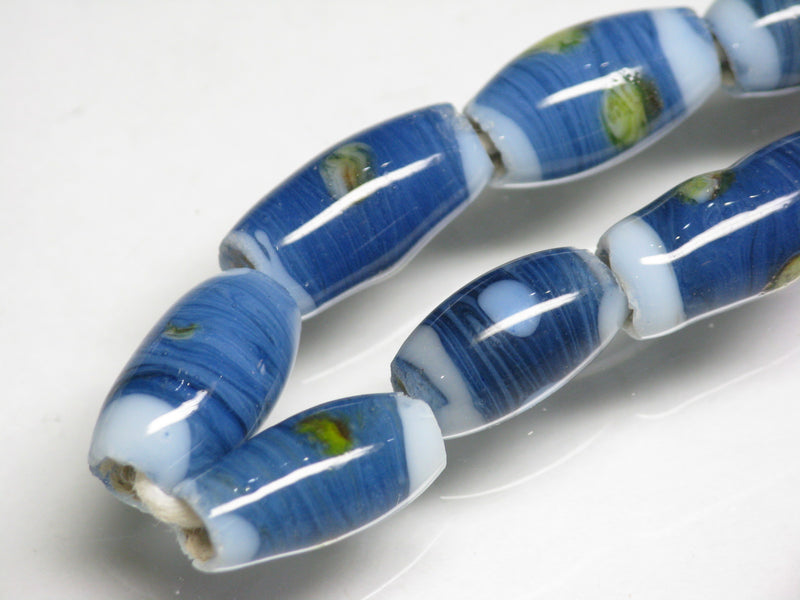 TOKO-BEADS AG109-12N Glass bead  (Strand/mixed) 5~7mm AG109-12N ジャワとんぼ玉ミックス（連/在庫限り） 5~7mm Asian bead & African bead  Handmade,Lampeork,bead,asia,india,ethnic,parts,accessory,beads とんぼ玉,ビーズ,トンボ玉,アジア,インド,エスニック,手作り,パーツ,アクセサリー