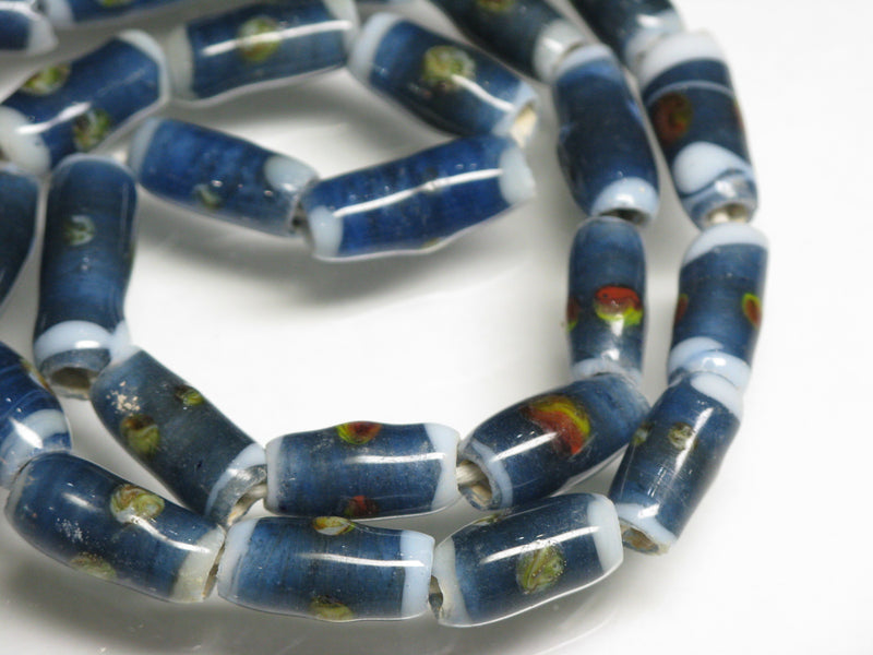 TOKO-BEADS AG109-13N Glass bead  (Strand/mixed) 5~8mm AG109-13N ジャワとんぼ玉ミックス（連/在庫限り） 5~8mm Asian bead & African bead  Handmade,Lampeork,bead,asia,india,ethnic,parts,accessory,beads とんぼ玉,ビーズ,トンボ玉,アジア,インド,エスニック,手作り,パーツ,アクセサリー
