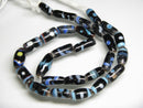 TOKO-BEADS AG109-14N Glass bead  (Strand/mixed) 6~9mm AG109-14N ジャワとんぼ玉ミックス（連/在庫限り） 6~9mm Asian bead & African bead  Handmade,Lampeork,bead,asia,india,ethnic,parts,accessory,beads とんぼ玉,ビーズ,トンボ玉,アジア,インド,エスニック,手作り,パーツ,アクセサリー
