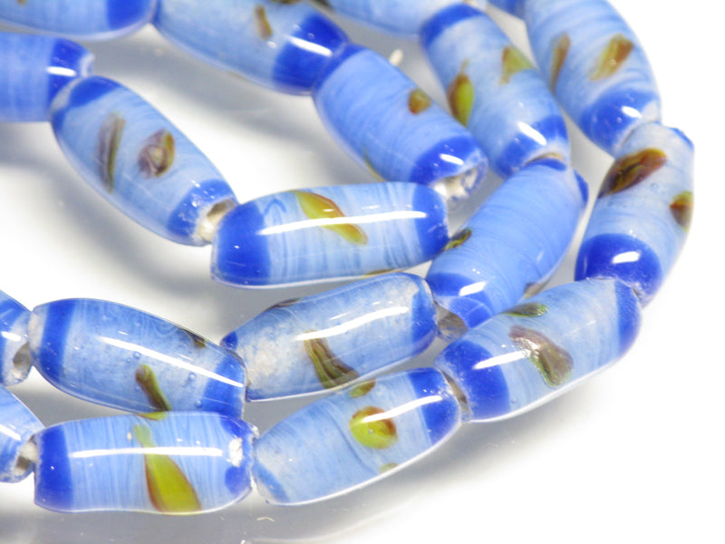 TOKO-BEADS AG109-17N Glass bead  (Strand/mixed) 6~7mm AG109-17N ジャワとんぼ玉ミックス（連/在庫限り） 6~7mm Asian bead & African bead  Handmade,Lampeork,bead,asia,india,ethnic,parts,accessory,beads とんぼ玉,ビーズ,トンボ玉,アジア,インド,エスニック,手作り,パーツ,アクセサリー