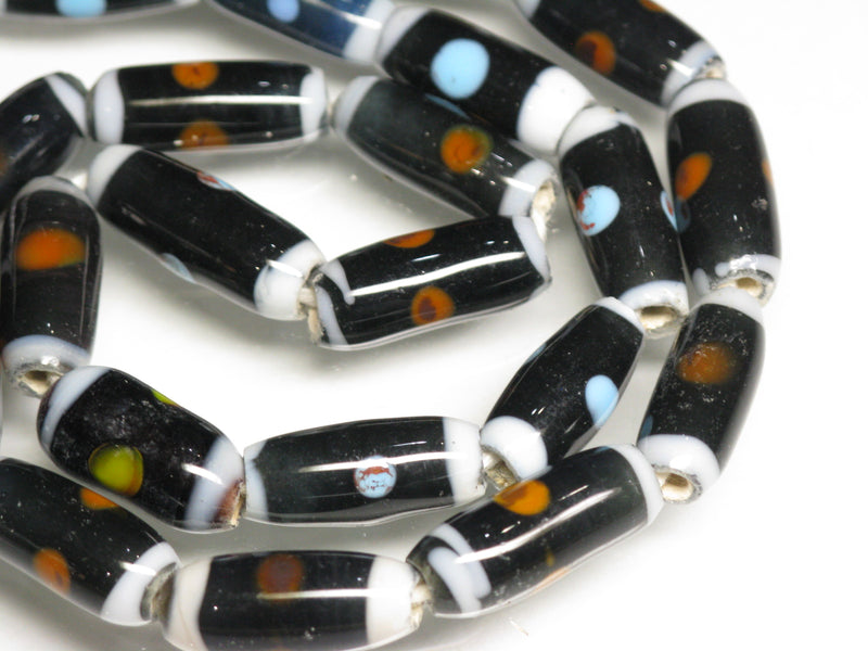 TOKO-BEADS AG109-31N Glass bead  (Strand/mixed) 6~8mm AG109-31N ジャワとんぼ玉ミックス（連/在庫限り） 6~8mm Asian bead & African bead  Handmade,Lampeork,bead,asia,india,ethnic,parts,accessory,beads とんぼ玉,ビーズ,トンボ玉,アジア,インド,エスニック,手作り,パーツ,アクセサリー