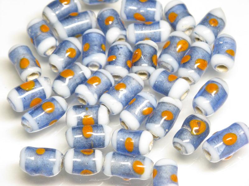 TOKO-BEADS AG109-40S Glass bead 6.5~7mm AG109-40S ジャワとんぼ玉 6.5~7mm Asian bead & African bead  Handmade,Lampeork,bead,asia,india,ethnic,parts,accessory,beads とんぼ玉,ビーズ,トンボ玉,アジア,インド,エスニック,手作り,パーツ,アクセサリー