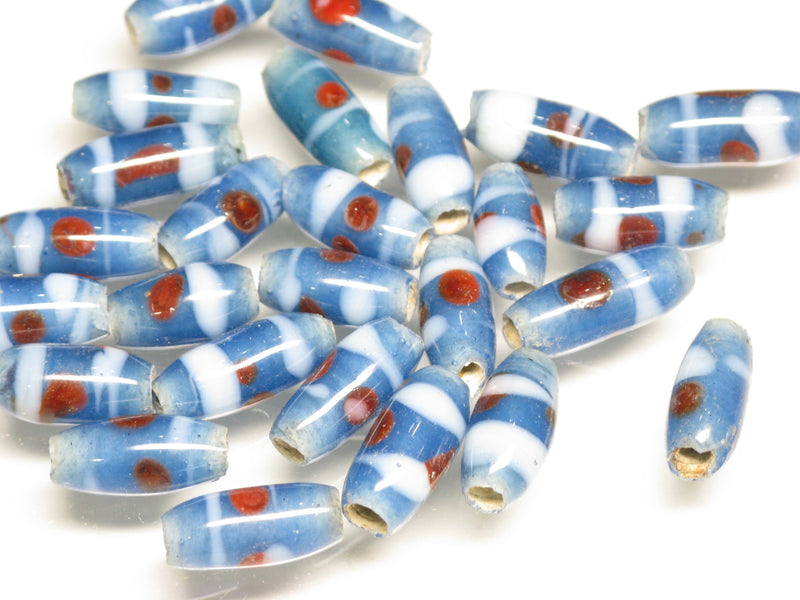 TOKO-BEADS AG109-41S Glass bead 6~7mm AG109-41S ジャワとんぼ玉 6~7mm Asian bead & African bead  Handmade,Lampeork,bead,asia,india,ethnic,parts,accessory,beads とんぼ玉,ビーズ,トンボ玉,アジア,インド,エスニック,手作り,パーツ,アクセサリー