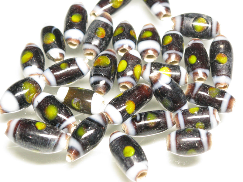 TOKO-BEADS AG109-48S Glass bead 7~9mm AG109-48S ジャワとんぼ玉 7~9mm Asian bead & African bead  Handmade,Lampeork,bead,asia,india,ethnic,parts,accessory,beads とんぼ玉,ビーズ,トンボ玉,アジア,インド,エスニック,手作り,パーツ,アクセサリー