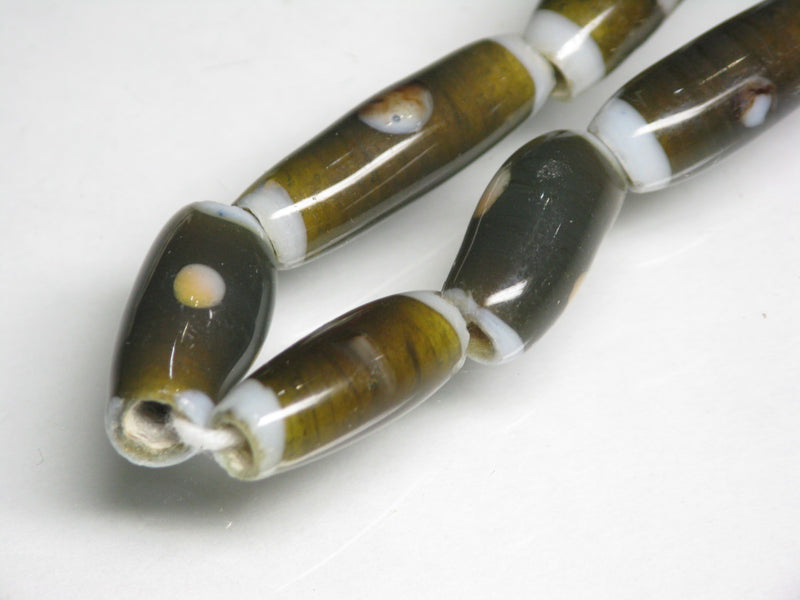 TOKO-BEADS AG109-50N Glass bead  (Strand/mixed) 6~8mm AG109-50N ジャワとんぼ玉ミックス（連/在庫限り） 6~8mm Asian bead & African bead  Handmade,Lampeork,bead,asia,india,ethnic,parts,accessory,beads とんぼ玉,ビーズ,トンボ玉,アジア,インド,エスニック,手作り,パーツ,アクセサリー