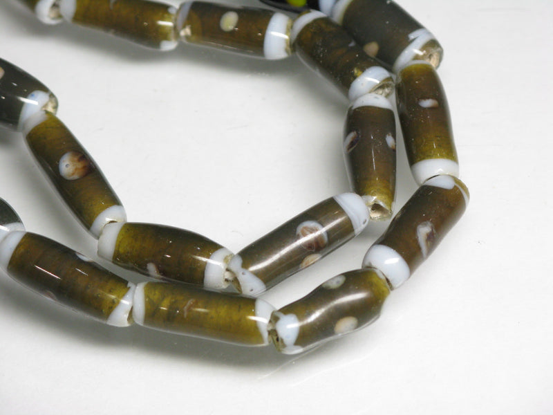 TOKO-BEADS AG109-50N Glass bead  (Strand/mixed) 6~8mm AG109-50N ジャワとんぼ玉ミックス（連/在庫限り） 6~8mm Asian bead & African bead  Handmade,Lampeork,bead,asia,india,ethnic,parts,accessory,beads とんぼ玉,ビーズ,トンボ玉,アジア,インド,エスニック,手作り,パーツ,アクセサリー