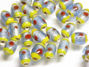 TOKO-BEADS AG109-54S Glass bead 8~9mm AG109-54S ジャワとんぼ玉 8~9mm Asian bead & African bead  Handmade,Lampeork,bead,asia,india,ethnic,parts,accessory,beads とんぼ玉,ビーズ,トンボ玉,アジア,インド,エスニック,手作り,パーツ,アクセサリー