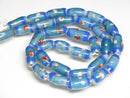 TOKO-BEADS AG109-55N Drum-shaped glass bead  (Strand/mixed) 6~7mm AG109-55N 太鼓型とんぼ玉ミックス（連/在庫限り） 6~7mm Asian bead & African bead  Handmade,Lampeork,bead,asia,india,ethnic,parts,accessory,beads とんぼ玉,ビーズ,トンボ玉,アジア,インド,エスニック,手作り,パーツ,アクセサリー