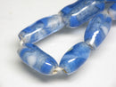 TOKO-BEADS AG109-57N Drum-shaped glass bead  (Strand/mixed) 6.5~8.5mm AG109-57N 太鼓型とんぼ玉ミックス（連/在庫限り） 6.5~8.5mm Asian bead & African bead  Handmade,Lampeork,bead,asia,india,ethnic,parts,accessory,beads とんぼ玉,ビーズ,トンボ玉,アジア,インド,エスニック,手作り,パーツ,アクセサリー