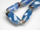 TOKO-BEADS AG109-58N Drum-shaped glass bead  (Strand/mixed) 6~7.5mm AG109-58N 太鼓型とんぼ玉ミックス（連/在庫限り） 6~7.5mm Asian bead & African bead  Handmade,Lampeork,bead,asia,india,ethnic,parts,accessory,beads とんぼ玉,ビーズ,トンボ玉,アジア,インド,エスニック,手作り,パーツ,アクセサリー