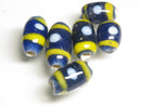 TOKO-BEADS AG109-61S Drum-shaped glass bead 8~8.5mm AG109-61S 太鼓型とんぼ玉 8~8.5mm Asian bead & African bead  Handmade,Lampeork,bead,asia,india,ethnic,parts,accessory,beads とんぼ玉,ビーズ,トンボ玉,アジア,インド,エスニック,手作り,パーツ,アクセサリー