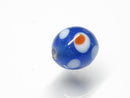 TOKO-BEADS | TOKO-BEADS |AG110-15S スポット柄のジャワのとんぼ玉 10.5mm | TOKO-BEADS |AG110-15S Glass bead 10.5mm Asian bead & African bead  Handmade,Lampeork,bead,asia,india,ethnic,parts,accessory,beads とんぼ玉,ビーズ,トンボ玉,アジア,インド,エスニック,手作り,パーツ,アクセサリー