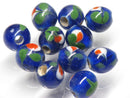 TOKO-BEADS | TOKO-BEADS |AG110-22S スポット柄のジャワのとんぼ玉 8.5~9mm | TOKO-BEADS |AG110-22S Glass bead 8.5~9mm Asian bead & African bead  Handmade,Lampeork,bead,asia,india,ethnic,parts,accessory,beads とんぼ玉,ビーズ,トンボ玉,アジア,インド,エスニック,手作り,パーツ,アクセサリー