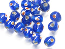 TOKO-BEADS | TOKO-BEADS |AG110-27S スポット柄のジャワのとんぼ玉 9~10mm | TOKO-BEADS |AG110-27S Glass bead 9~10mm Asian bead & African bead  Handmade,Lampeork,bead,asia,india,ethnic,parts,accessory,beads とんぼ玉,ビーズ,トンボ玉,アジア,インド,エスニック,手作り,パーツ,アクセサリー