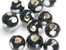 TOKO-BEADS | TOKO-BEADS |AG110-53S スポット柄のジャワのとんぼ玉 9~10mm | TOKO-BEADS |AG110-53S Glass bead 9~10mm Asian bead & African bead  Handmade,Lampeork,bead,asia,india,ethnic,parts,accessory,beads とんぼ玉,ビーズ,トンボ玉,アジア,インド,エスニック,手作り,パーツ,アクセサリー
