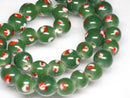 TOKO-BEADS AG111-15N Glass bead (strand) 8~9mm AG111-15N とんぼ玉（連） 8~9mm Asian bead & African bead  Handmade,Lampeork,bead,asia,india,ethnic,parts,accessory,beads とんぼ玉,ビーズ,トンボ玉,アジア,インド,エスニック,手作り,パーツ,アクセサリー