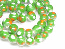 TOKO-BEADS AG111-16N Glass bead (strand) 8~10mm AG111-16N とんぼ玉（連） 8~10mm Asian bead & African bead  Handmade,Lampeork,bead,asia,india,ethnic,parts,accessory,beads とんぼ玉,ビーズ,トンボ玉,アジア,インド,エスニック,手作り,パーツ,アクセサリー