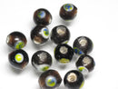 TOKO-BEADS AG111-46S Glass bead 9~9.5mm AG111-46S スポット柄のとんぼ玉 9~9.5mmAG111-46S Glass bead 9~9.5mmHandmade,Lampeork,bead,asia,india,ethnic,parts,accessory,beads| TOKO-BEADS |AG111-46S Glass bead 9~9.5mm Asian bead & African bead  Handmade,Lampeork,bead,asia,india,ethnic,parts,accessory,beads とんぼ玉,ビーズ,トンボ玉,アジア,インド,エスニック,手作り,パーツ,アクセサリー