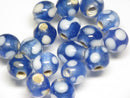 TOKO-BEADS AG111-68S Glass bead 8~9mm AG111-68S スポット柄のとんぼ玉 8~9mmAG111-68S Glass bead 8~9mmHandmade,Lampeork,bead,asia,india,ethnic,parts,accessory,beads| TOKO-BEADS |AG111-68S Glass bead 8~9mm Asian bead & African bead  Handmade,Lampeork,bead,asia,india,ethnic,parts,accessory,beads とんぼ玉,ビーズ,トンボ玉,アジア,インド,エスニック,手作り,パーツ,アクセサリー