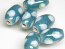 TOKO-BEADS AG112-06S Glass bead 7~8.5mm AG112-06S スポット柄とんぼ玉 7~8.5mm Asian bead & African bead  Handmade,Lampeork,bead,asia,india,ethnic,parts,accessory,beads とんぼ玉,ビーズ,トンボ玉,アジア,インド,エスニック,手作り,パーツ,アクセサリー