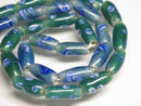 TOKO-BEADS AG112-08N Glass bead (Strand) 6~8mm AG112-08N スポット柄とんぼ玉（連） 6~8mm Asian bead & African bead  Handmade,Lampeork,bead,asia,india,ethnic,parts,accessory,beads とんぼ玉,ビーズ,トンボ玉,アジア,インド,エスニック,手作り,パーツ,アクセサリー