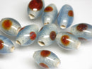 TOKO-BEADS AG112-12S Glass bead 8~9mm AG112-12S スポット柄とんぼ玉 8~9mm Asian bead & African bead  Handmade,Lampeork,bead,asia,india,ethnic,parts,accessory,beads とんぼ玉,ビーズ,トンボ玉,アジア,インド,エスニック,手作り,パーツ,アクセサリー